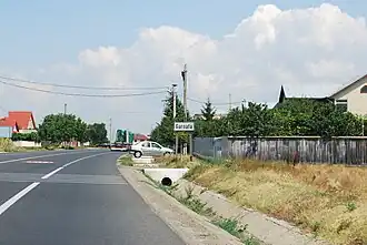 DN2 entering Garoafa from the south