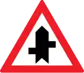 Crossroads with priority (offset)