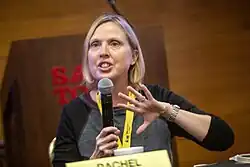 Rachel Aukes at the 20Books conference in 2019.