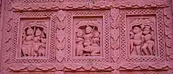 Terracotta plaque in the Radha Kanta temple at Akui