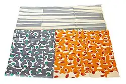 Radoslav Kratina, textile patterns with toy motifs (1950s)