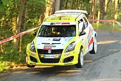Second generation Suzuki Swift rally car