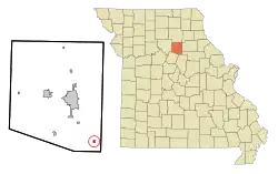 Location of Clark, Missouri