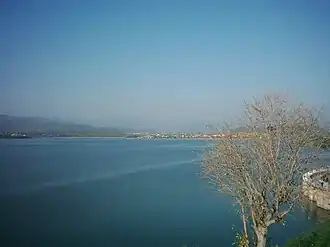 Rawal lake in Islamabad.