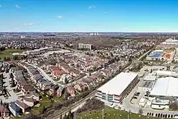 Aerial view of Raymerville – Markville East in 2024