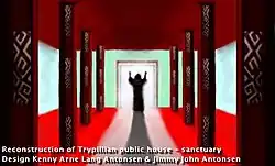 Reconstruction of public house - sanctuary from Maydanets.