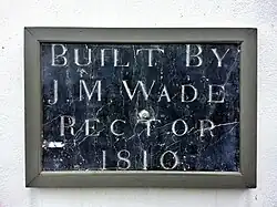 1810 J.M Wade Rector