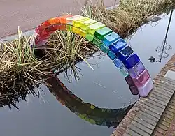 Regenboogbrug over de Jansbeek (2019)