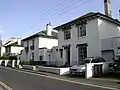 Smaller semi-detached villas with Gothic details, Dawlish
