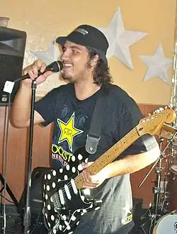 Sears performing live in 2011