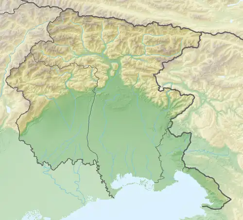 Aviano is located in Friuli-Venezia Giulia