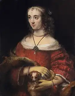 Rembrandt, Portrait of a Lady with a Lap Dog, 1665