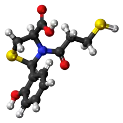 Ball-and-stick model of the rentiapril molecule