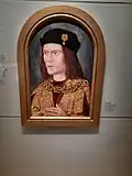 A replica of the oldest surviving portrait of Richard III, with the original dating to around 1520