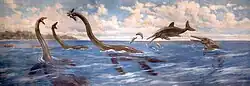 Pleisosaurs and Ichthyosaurs from Jurassic