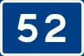 National Road 52 shield