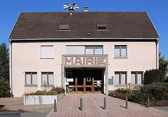 The town hall in Roggenhouse