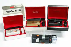 Rollei A 110 pocket cameras