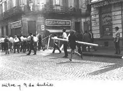 Student unrest in Rosario, 1969 (the Rosariazo). Unable to return on his volition, Perón began rallying besieged leftist students (the very people he had repressed in office).