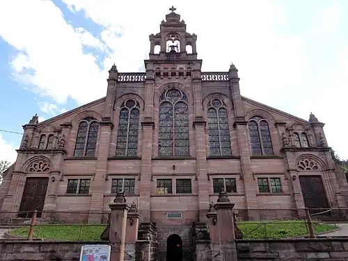 Lutheran church of Rothau, Bas-Rhin.