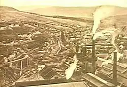 View of the Reșița's local factory in the early 20th century