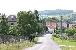 View of Rudolice from the north
