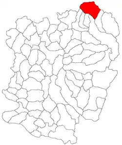 Location in Caraș-Severin County