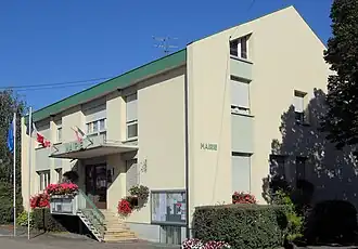 The town hall in Rustenhart