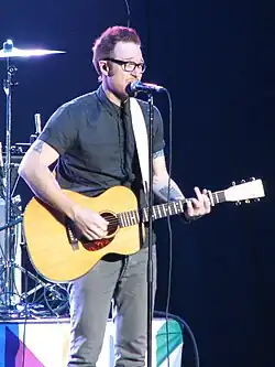 Stevenson performing in 2015
