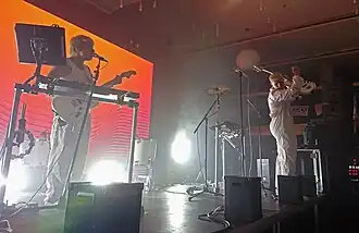 Chrisp (left) and Thomas (right) in 2019