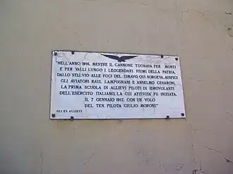 How SAI born in 1916 is explained there, in the front of the factory