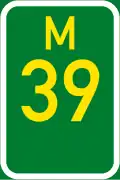 Metropolitan route M39 shield