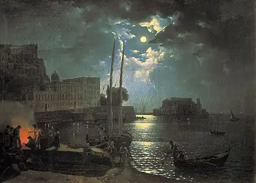 Moonlit Night in Naples