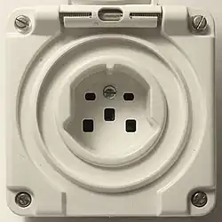 Type 25 socket (3-phase, 16 A)