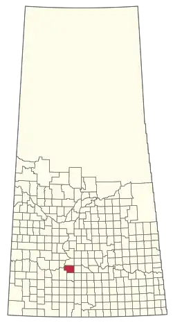 Location of the RM of Enfield No. 194 in Saskatchewan