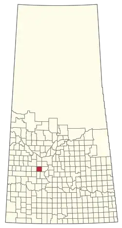 Location of the RM of Harris No. 316 in Saskatchewan