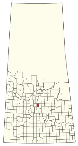 Location of the RM of Colonsay No. 342 in Saskatchewan