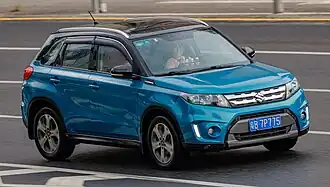 Front view of the pre-facelift Suzuki Vitara