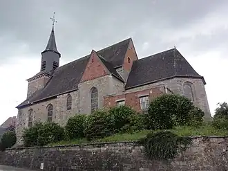 The church in Sains-du-Nord