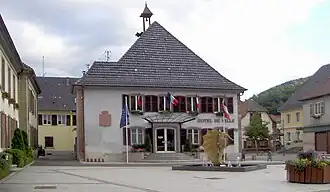 The town hall in Saint-Amarin
