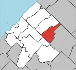 Location within Les Basques RCM