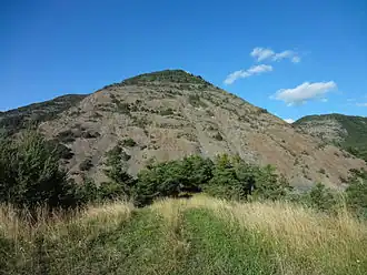 Le Vendréou at 1,328 m (4,357 ft), in the commune of Saint-Martin-lès-Seyne