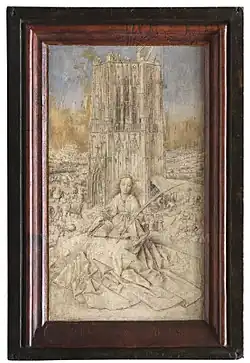 Saint Barbara of Nicomedia by Jan van Eyck. 1437