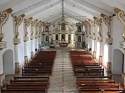 Church interior in 2023