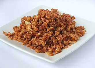Kering tempe or sambal goreng tempe