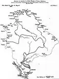 Annex to the Treaty of San Stefano, showing the change of Montenegro's borders.