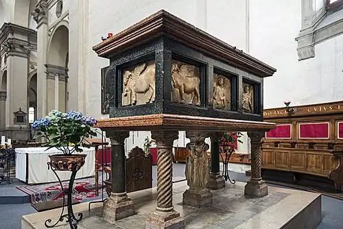 Reliquary of St. Luke the Evangelist (rear)