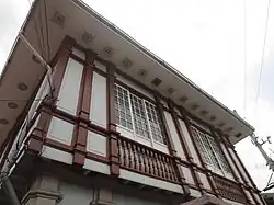 A closer view of the Santos House in Sta. Elena.