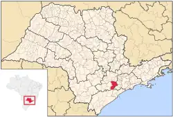 Location in São Paulo state