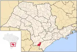 Location in São Paulo state